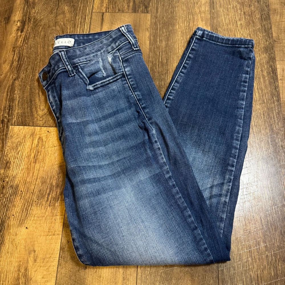 Cello Skinny Stretch Jeans Distressed Size 11
